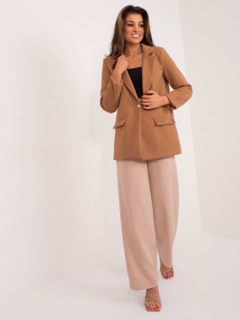 Marynarka DHJ-MA-18598.20X camelowy Marynarka DHJ-MA-18598.20X camelowy