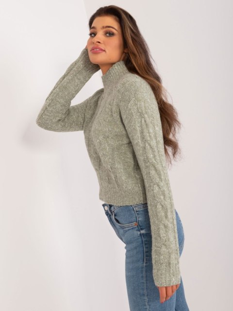 Sweter TW-SW-3002.03 pistacjowy XL Sweter TW-SW-3002.03 pistacjowy XL