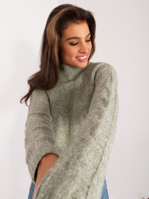 Sweter TW-SW-3002.03 pistacjowy XL Sweter TW-SW-3002.03 pistacjowy XL