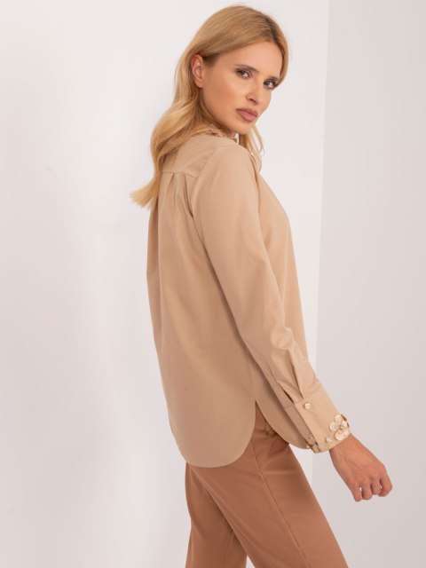 Koszula LK-KS-509574.71 ciemny bezowy L/XL Koszula LK-KS-509574.71 ciemny bezowy L/XL