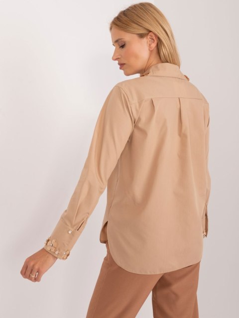 Koszula LK-KS-509574.71 ciemny bezowy L/XL Koszula LK-KS-509574.71 ciemny bezowy L/XL
