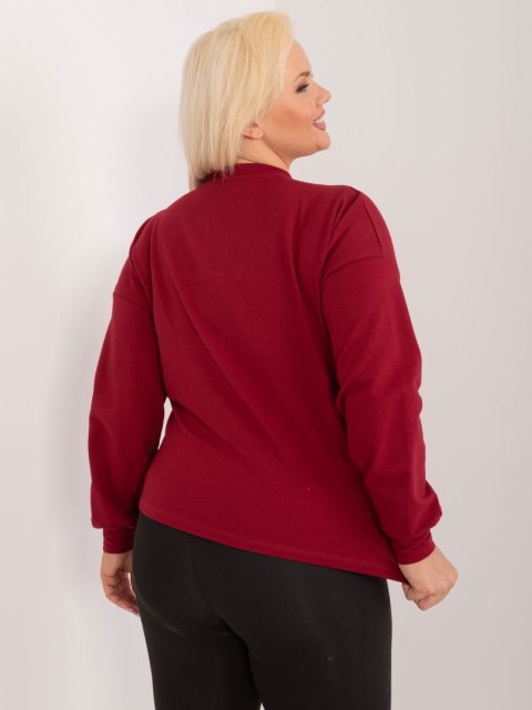 Bluza RV-BL-6317.94 bordowy 2XL