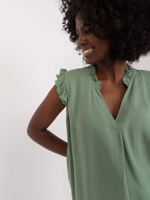 Bluzka D73761Z11087B khaki M Bluzka D73761Z11087B khaki M