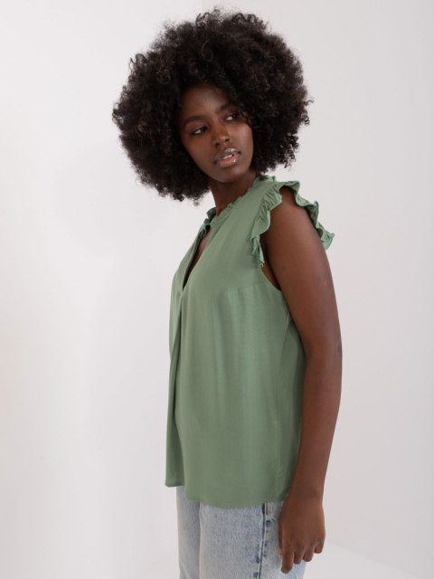 Bluzka D73761Z11087B khaki S Bluzka D73761Z11087B khaki S