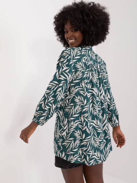 Bluzka D73771Z11162A ciemny zielony XXL Bluzka D73771Z11162A ciemny zielony XXL
