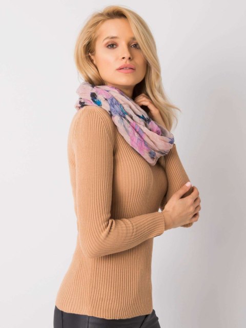 Chusta apaszka w kwiaty 176 cm wiosenny wzór różowa Chusta apaszka w kwiaty 176 cm wiosenny wzór różowa