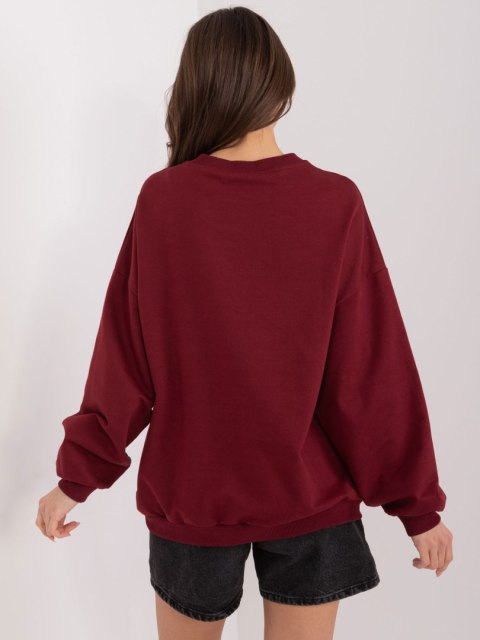 Bluza FA-BL-8881.27 bordowy Bluza FA-BL-8881.27 bordowy