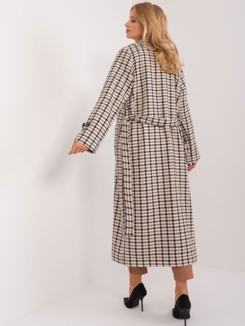 Płaszcz LK-PL-509558.67 brązowy L/XL Płaszcz LK-PL-509558.67 brązowy L/XL