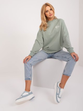 Bluza D10088BC02656A pistacjowy M
