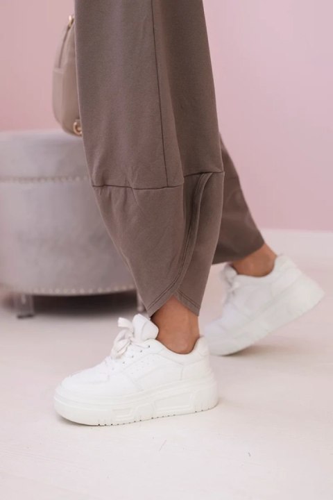 Komplet bawełniany bluza + spodnie khaki Komplet bawełniany bluza + spodnie khaki