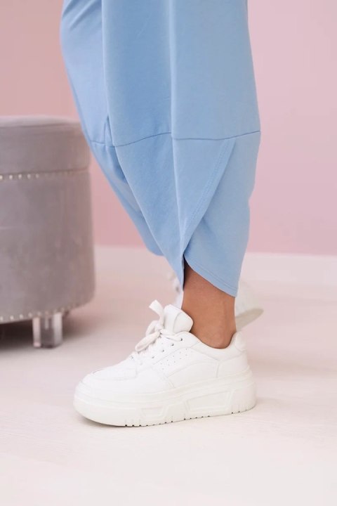Komplet bawełniany bluza i spodnie niebieski, oversize Komplet bawełniany bluza i spodnie niebieski, oversize