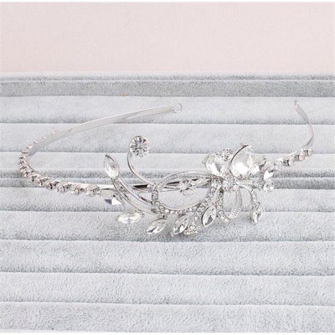 Ślubna opaska do włosów FLORAL CRYSTAL O11 Ślubna opaska do włosów FLORAL CRYSTAL O11