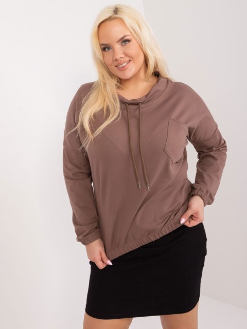 Bluzka RV-BZ-9234.38 brązowy Bluzka RV-BZ-9234.38 brązowy