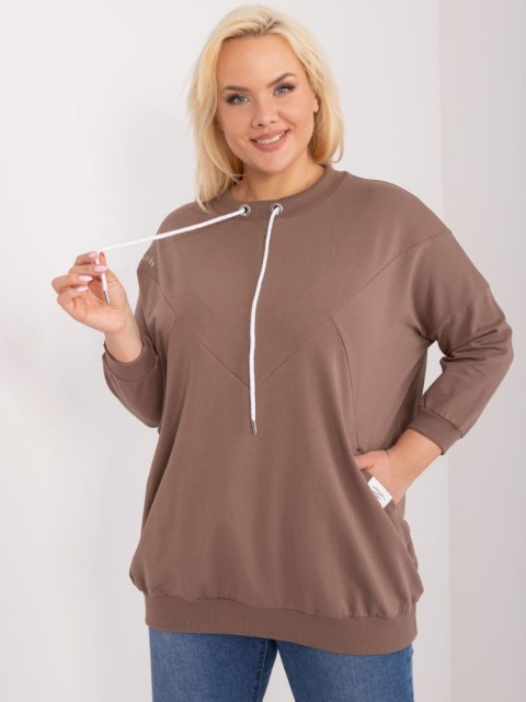 Bluzka RV-BZ-9337.43 brązowy Bluzka RV-BZ-9337.43 brązowy
