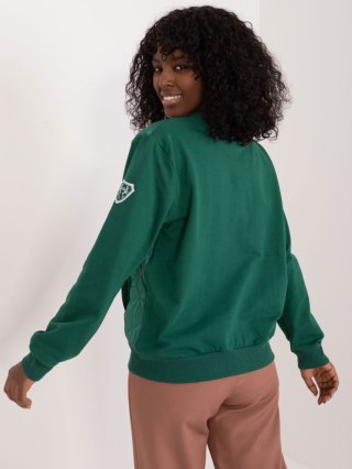 Bluza RV-BL-8223.05 ciemny zielony S/M
