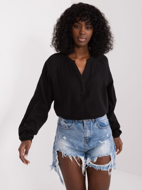 Bluzka D70032M11156A3 czarny XL Bluzka D70032M11156A3 czarny XL