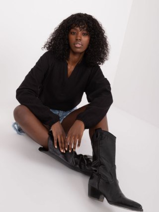Bluzka D70032M11156A3 czarny L
