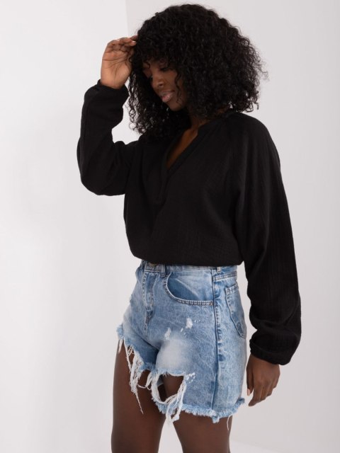 Bluzka D70032M11156A3 czarny XL Bluzka D70032M11156A3 czarny XL