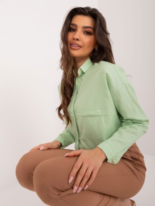Koszula BP-KS-1019.73 pistacjowy S