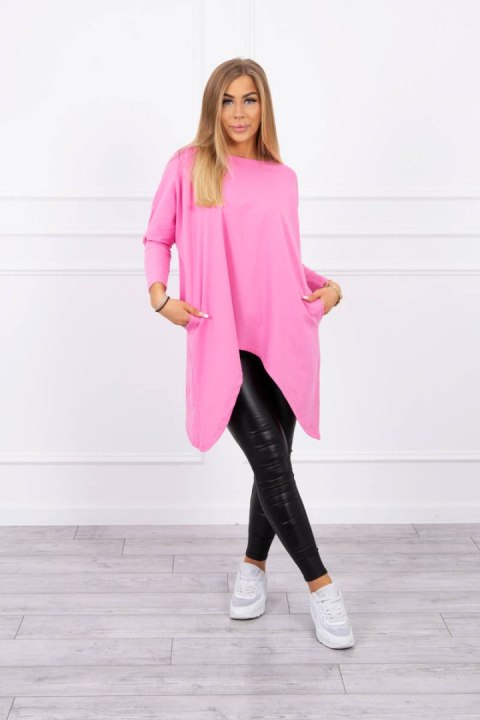 Bluzka oversize jasno różowa Bluzka oversize jasno różowa