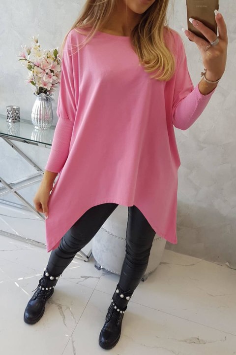Bluzka oversize jasno różowa Bluzka oversize jasno różowa