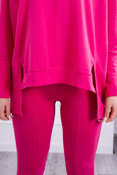 Komplet z bluzką oversize fuksja Komplet z bluzką oversize fuksja