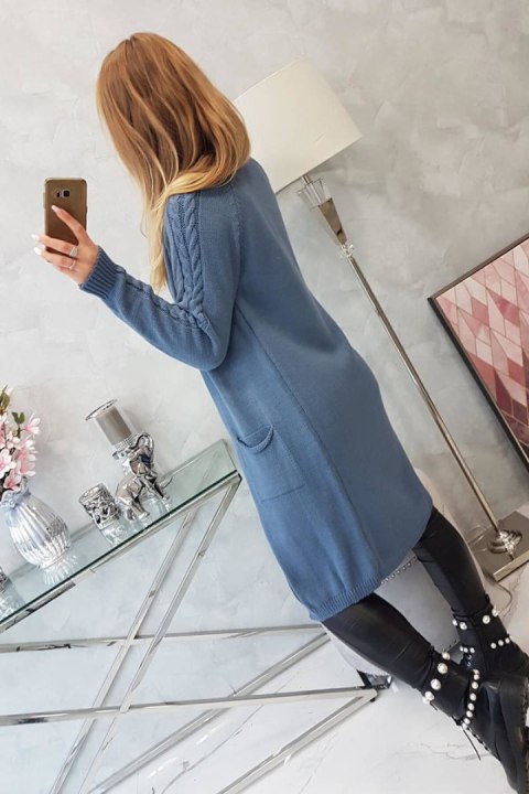 Sweter z kieszeniami jeansowy Sweter z kieszeniami jeansowy