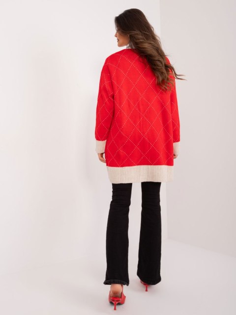 Sweter BA-SW-0258.19 czerwony