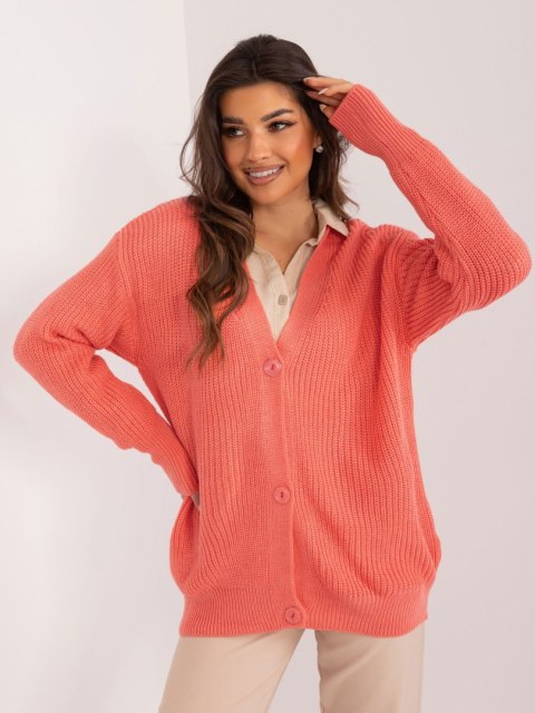 Sweter BA-SW-0321.68P koralowy Sweter BA-SW-0321.68P koralowy