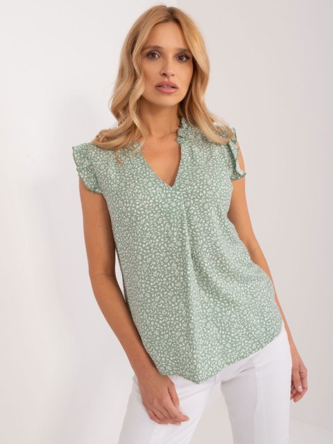 Bluzka D73771Z11087A pistacjowy M Bluzka D73771Z11087A pistacjowy M