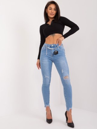 Spodnie jeans PM-SP-J1328-16.28X niebieski XS
