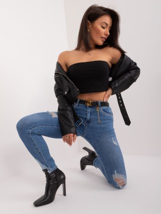 Spodnie jeans PM-SP-J1330-14.31X ciemny niebieski M