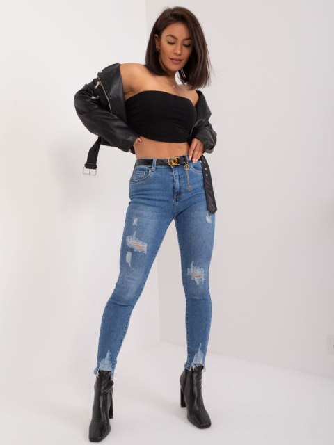 Spodnie jeans PM-SP-J1330-14.31X ciemny niebieski S
