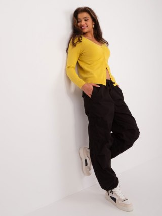 Spodnie D77021BB62410B4 czarny XS
