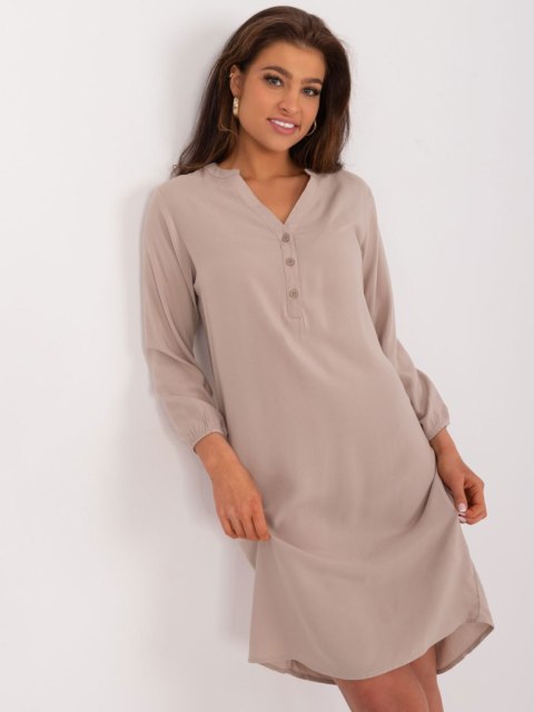 Sukienka D73761M30427A ciemny bezowy XL Sukienka D73761M30427A ciemny bezowy XL