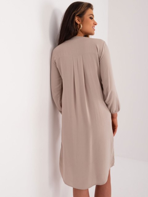 Sukienka D73761M30427A ciemny bezowy XL Sukienka D73761M30427A ciemny bezowy XL