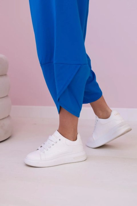 Komplet damski bluza i spodnie chabrowe oversize włoski Komplet damski bluza i spodnie chabrowe oversize włoski