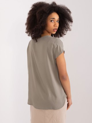 Bluzka D73761Z10978Q khaki M