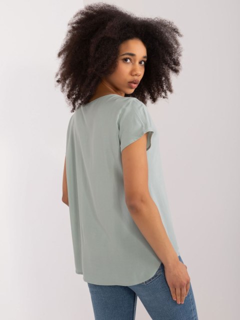Bluzka D73761Z10978R pistacjowy XXL Bluzka D73761Z10978R pistacjowy XXL