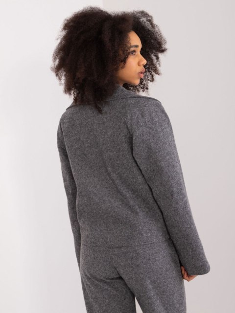 Marynarka LK-MA-509562-2.14X szaro-czarny S/M Marynarka LK-MA-509562-2.14X szaro-czarny S/M