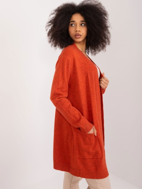 Sweter PM-SW-B417.20 ciemny pomarańczowy S/M Sweter PM-SW-B417.20 ciemny pomarańczowy S/M