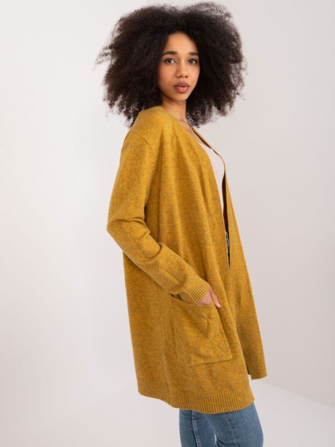 Sweter PM-SW-B417.20 ciemny żółty S/M