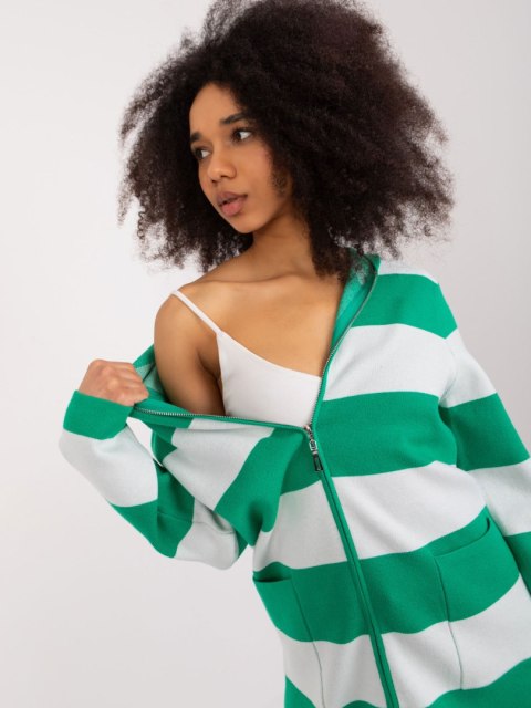 Sweter PM-SW-B426.38X biało-zielony S/M Sweter PM-SW-B426.38X biało-zielony S/M