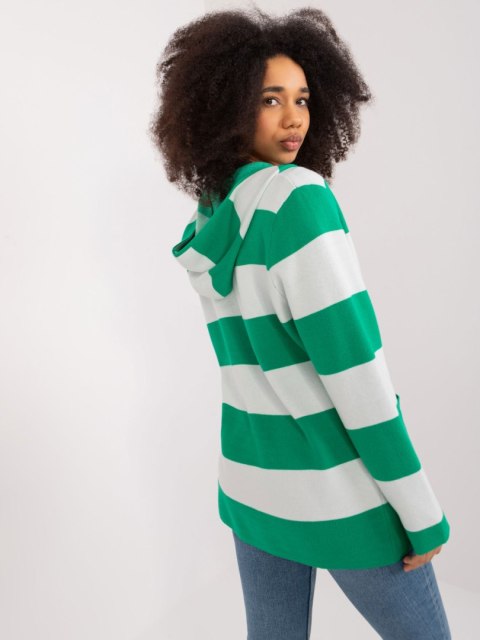 Sweter PM-SW-B426.38X biało-zielony S/M Sweter PM-SW-B426.38X biało-zielony S/M