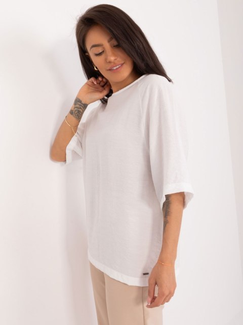 Bluzka D60074M11157A biały XXL Bluzka D60074M11157A biały XXL