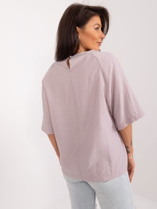 Bluzka D60074M11157A ciemny bezowy XXL