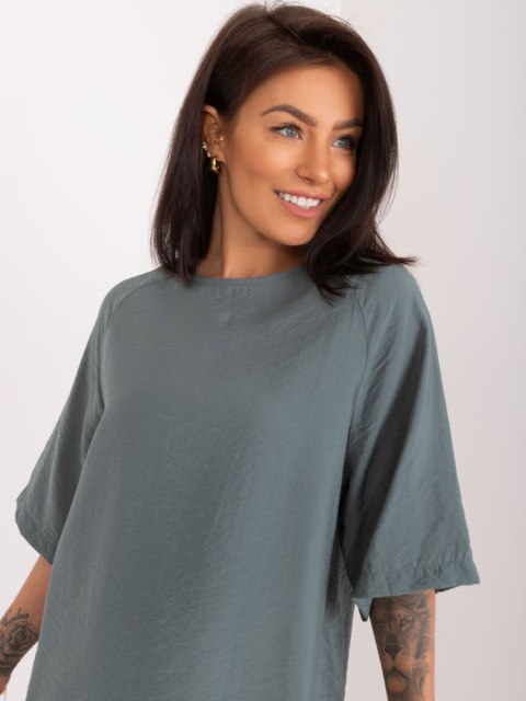 Bluzka D60074M11157A khaki XXL