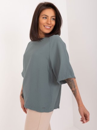 Bluzka D60074M11157A khaki M