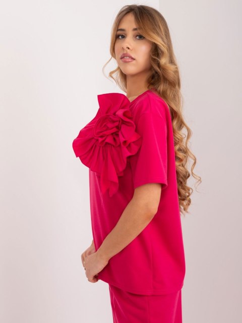 Bluzka LK-BZ-509585.09 fuksjowy L/XL Bluzka LK-BZ-509585.09 fuksjowy L/XL