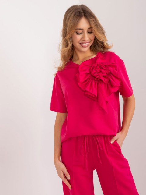Bluzka LK-BZ-509585.09 fuksjowy S/M Bluzka LK-BZ-509585.09 fuksjowy S/M